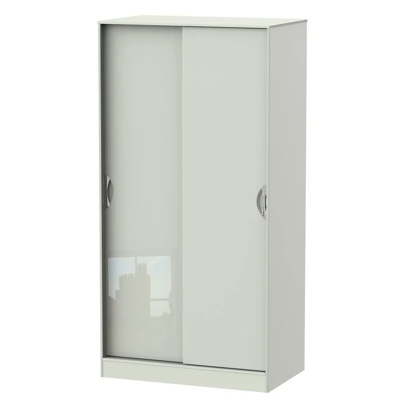 Weybourne Tall Sliding Door Wardrobe Off-white 2 Doors