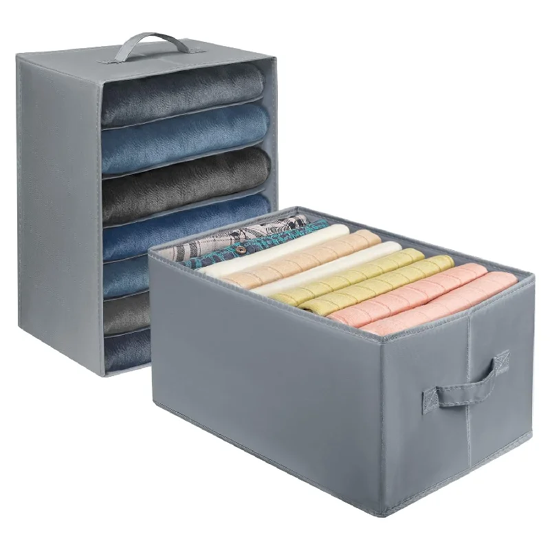 Drawer Organizer Clothes, Wardrobe Clothes Organizer With Support Board Foldable