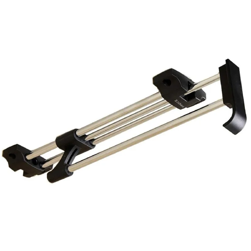 Heavy Duty Retractable Closet Pull Out Rod Wardrobe Clothes Hanger Rail Towel Id