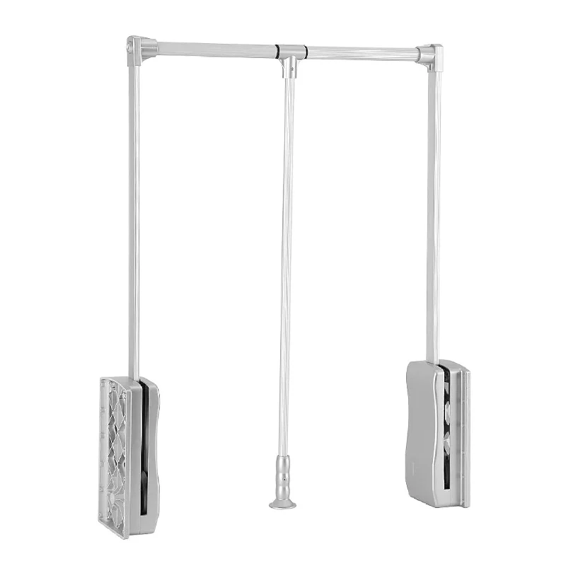 Pull Down Closet Rod, Adjustable Wardrobe Lift Organizer Clothing Rail For Hangi