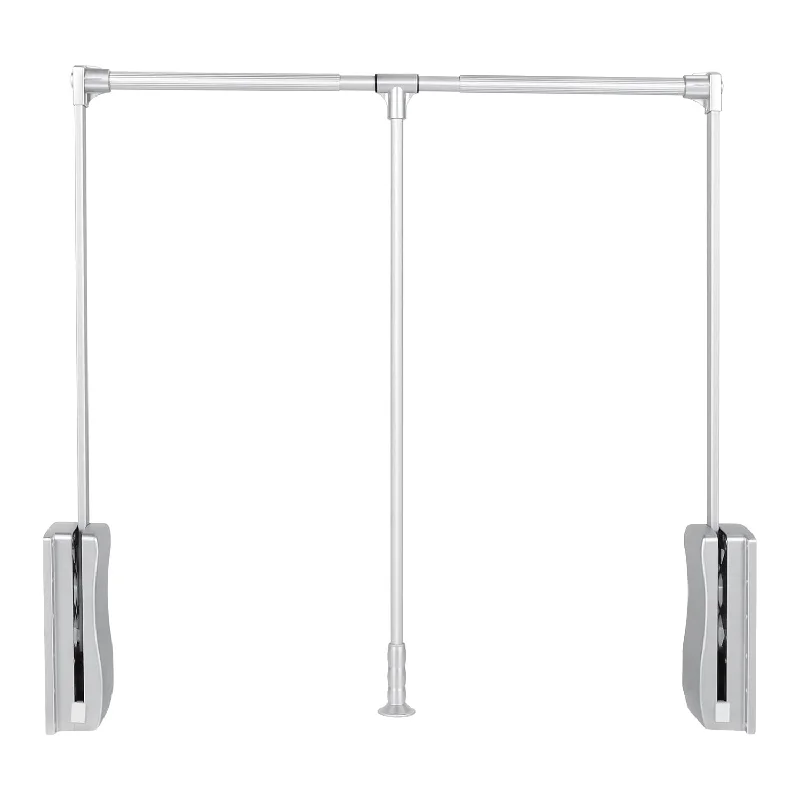 Pull Down Closet Rods, Adjustable 35-48 Inch Wardrobe Rail Lift Collapsible Clos