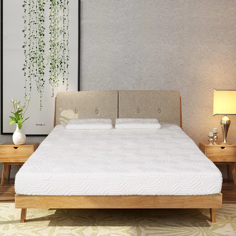 8" inch Cool Firm Memory Foam Mattress Bed with 2 Pillows