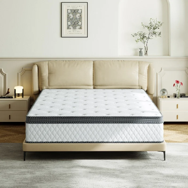 Babo Care 12'' Medium Hybrid Gel Memory Foam Mattress In a Box