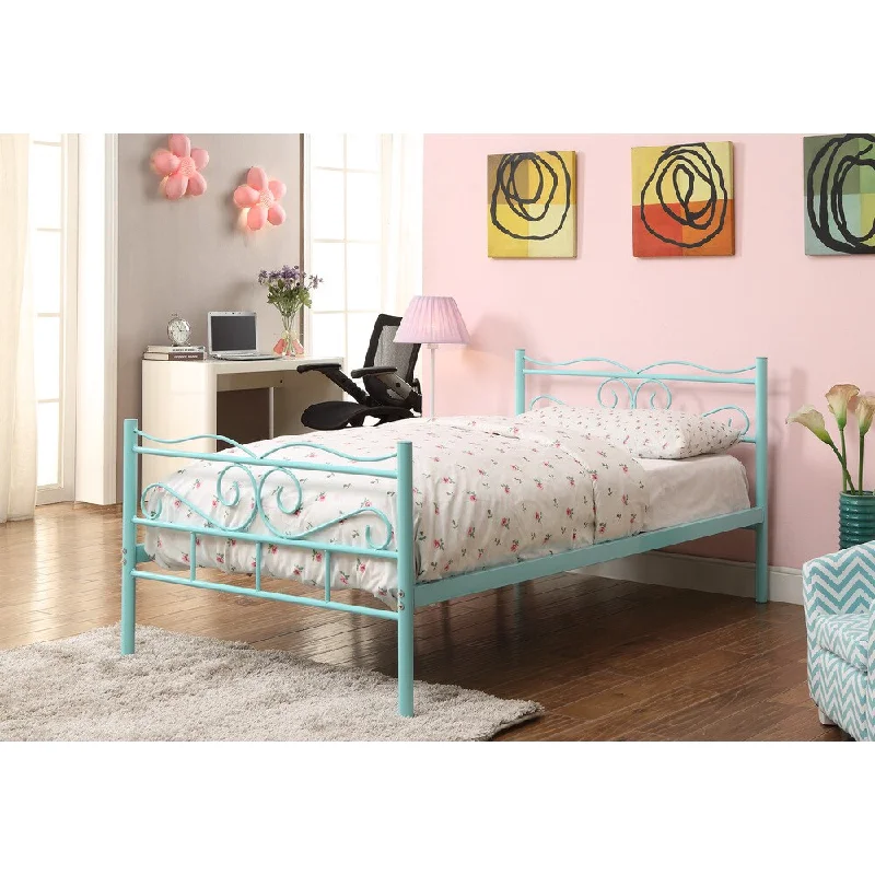 Coaster Company Imelda Bailey Metal Twin Bed (Mint Green)