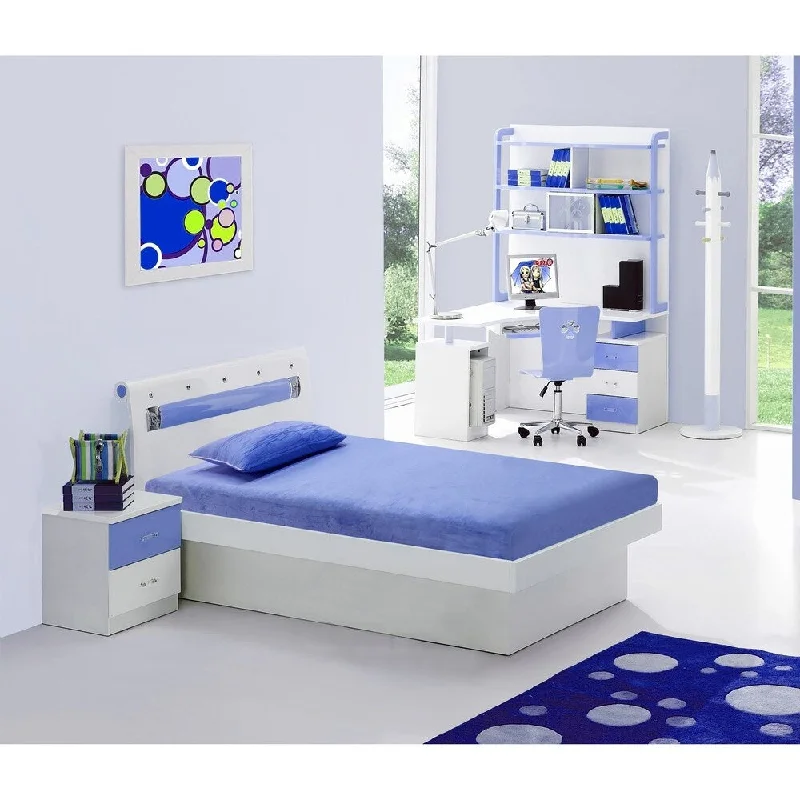 Kids Blue 6" Gel Memory Foam Mattress