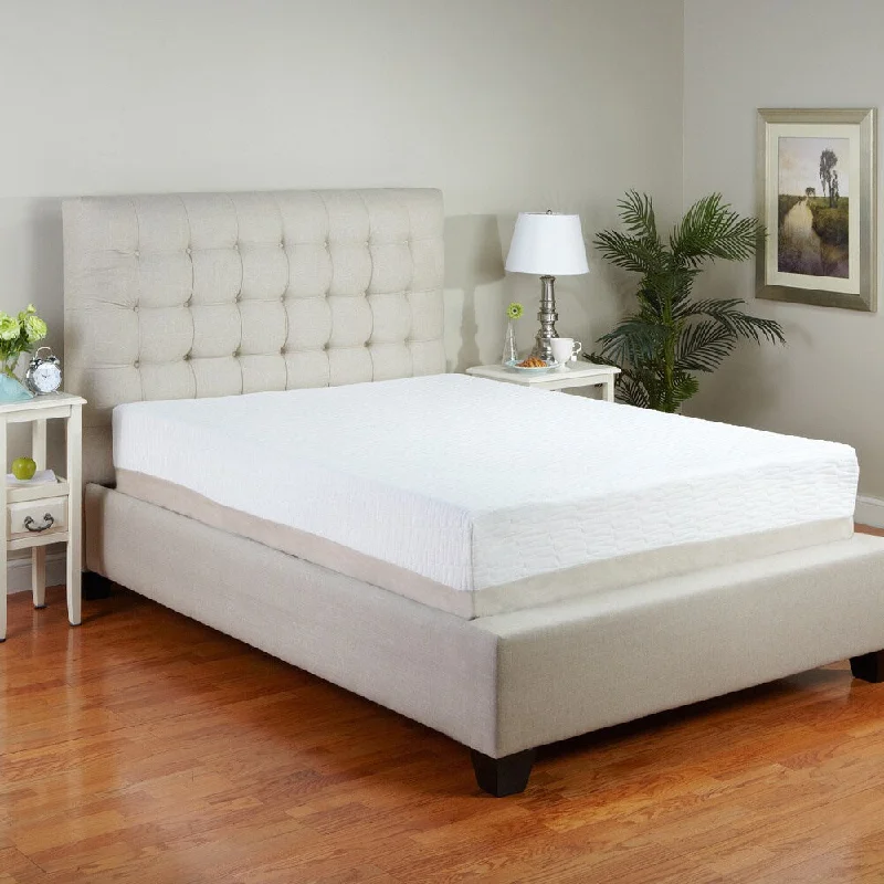 PostureLoft Sienna 11-inch Cal King-size Latex Mattress - White