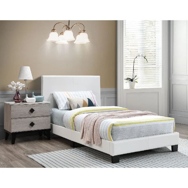 Poundex Platform Twin Bed