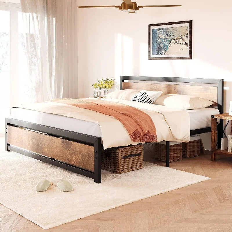 Queen Size Bed Frame Platform