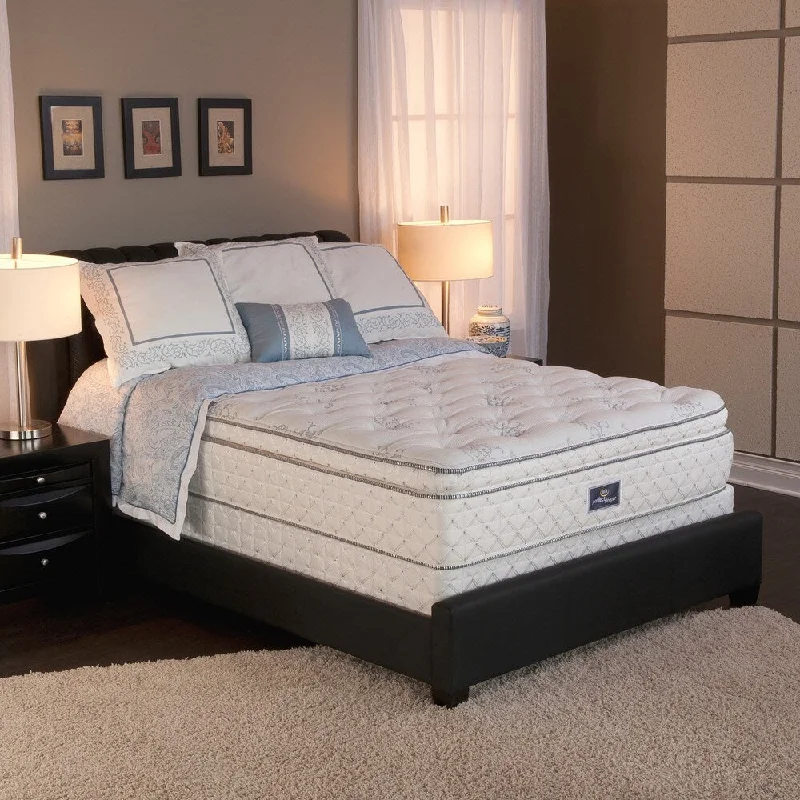 Serta Perfect Sleeper Conviction Super Pillow Top Cal King-size Mattress and Box Spring Set