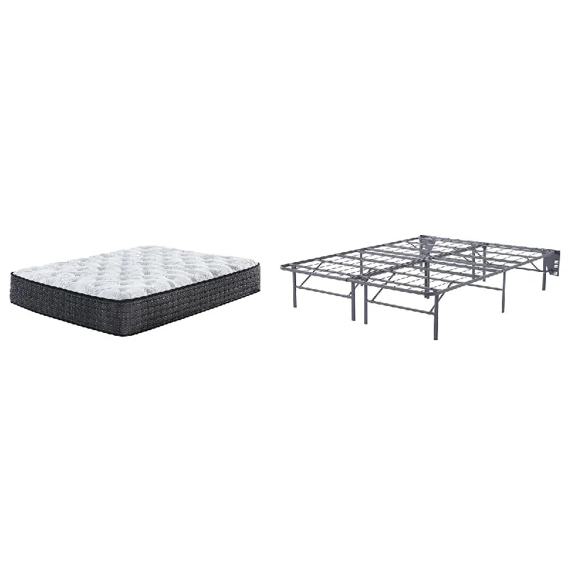 Signature Design by Ashley Limited Edition Plush Black/White 2-Piece Queen Mattress Package