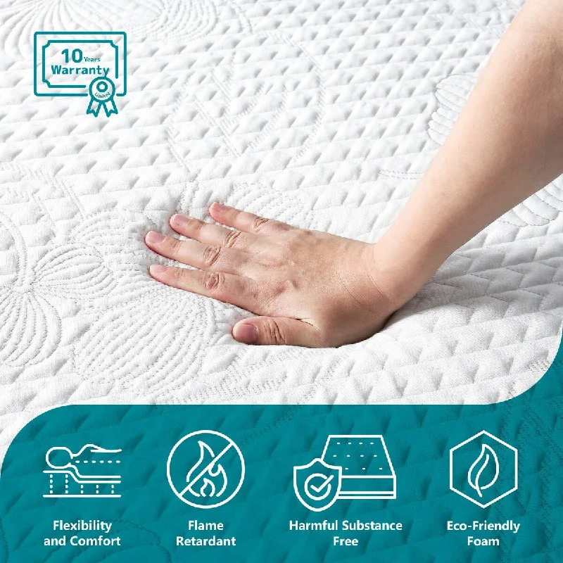 Sleeplanner 10 inch Memory Foam Mattress