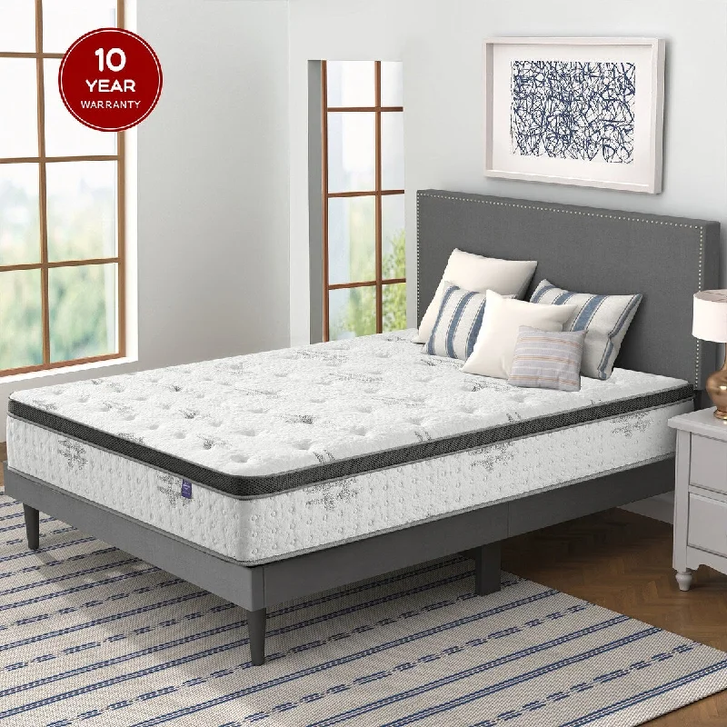 Wayna 10-inch Medium-Firm Pocket Spring Hybrid Mattress in a Box