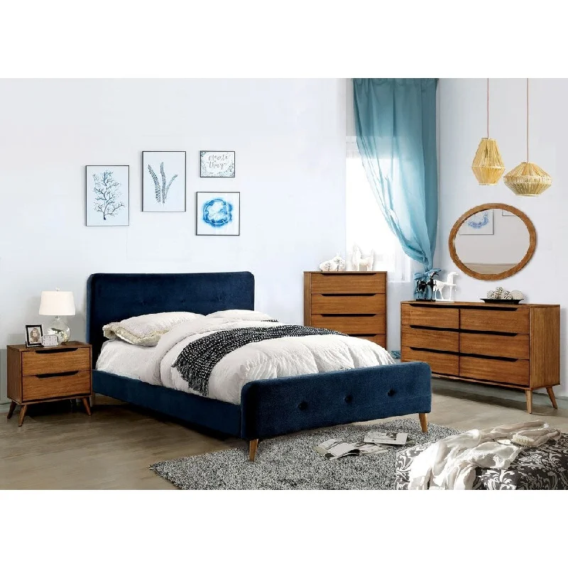 Williams Home Furnishing Barney Twin Bed in Navy Finish