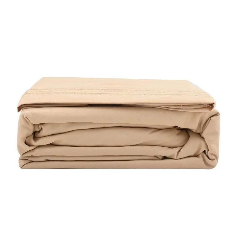 2200 Series 80 GSM Taupe Microfiber 4pc Sheet Set -Queen Gifts