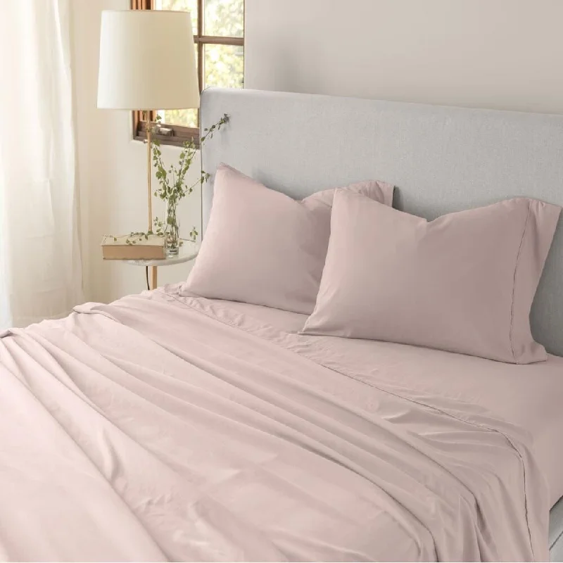 Adjustable (Split) King Blush Lux Sheet Set by Jennifer Adams