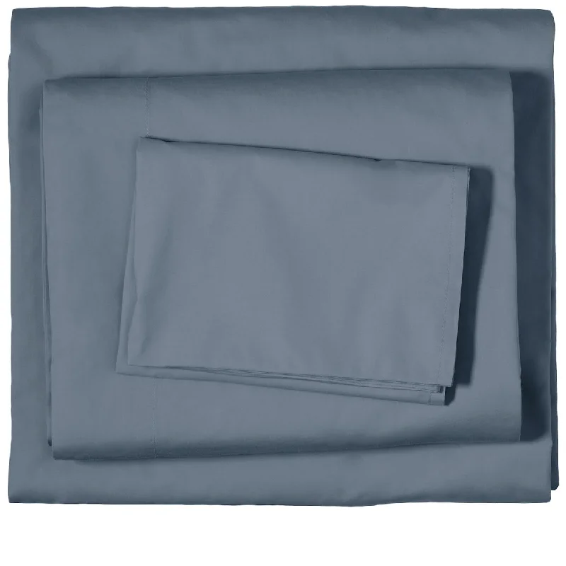 Bare Home 100% Organic Cotton Sheet Set - Crisp Percale Weave - Lightweight & Breathable