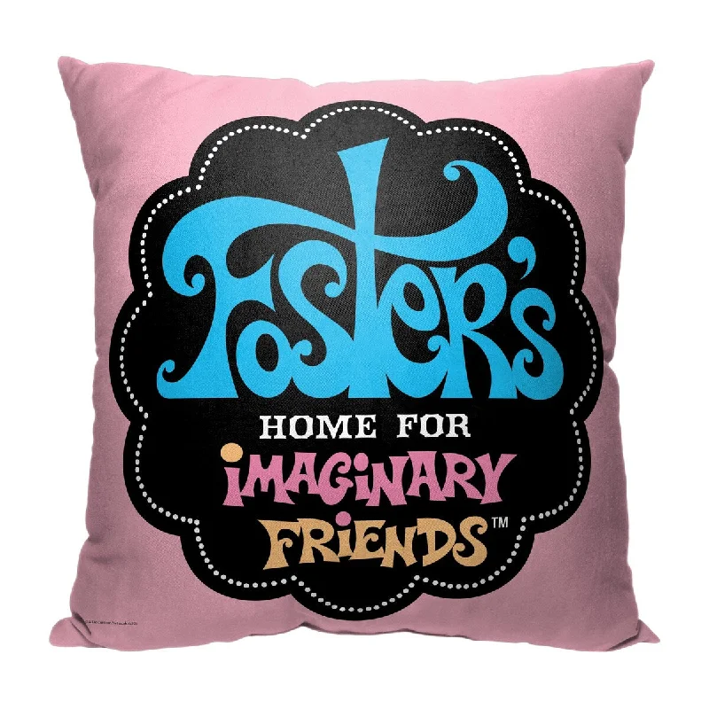 Cartoon Network Foster's Home For Imaginary Friends Foster's Logo 18 Inch Throw Pillow