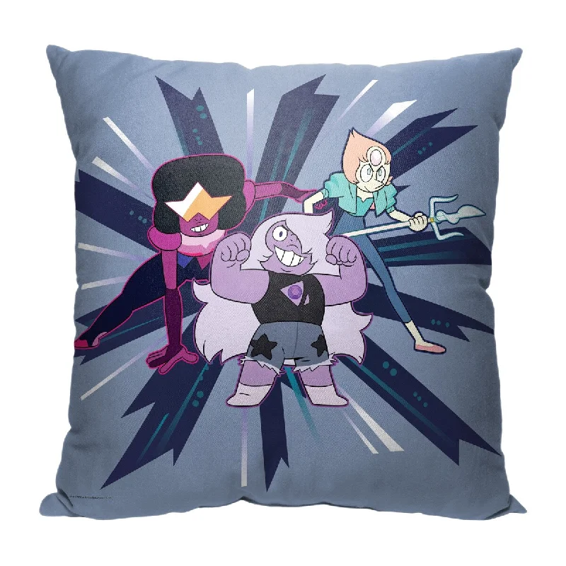 Cartoon Network Steven Universe New And Improved Crystal Gems 18 Inch Throw Pillow