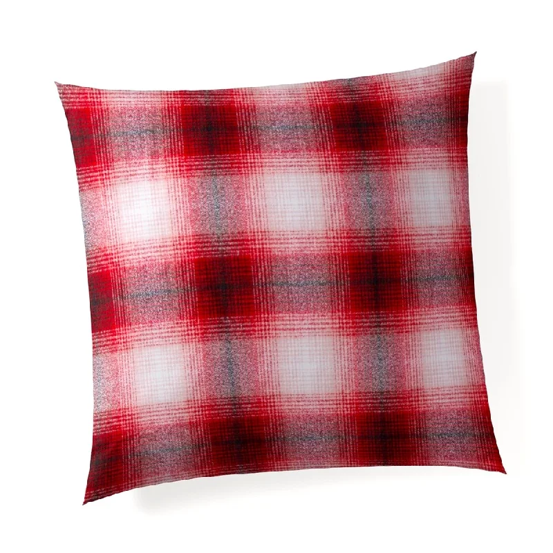 Flannel Check - Red Pillow