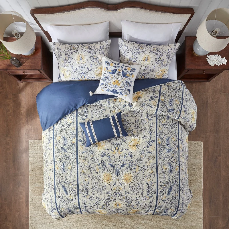 Harbor House Livia 5 Piece Cotton Duvet Cover Set