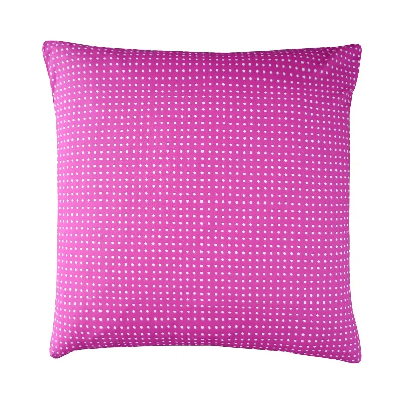 Jiti Indoor Childrens Kids Polka Dots Patterned Cotton Accent Square Throw Pillows 20 x 20