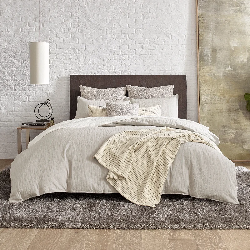 Kenneth Cole New York Lawrence Beige Duvet Cover Set