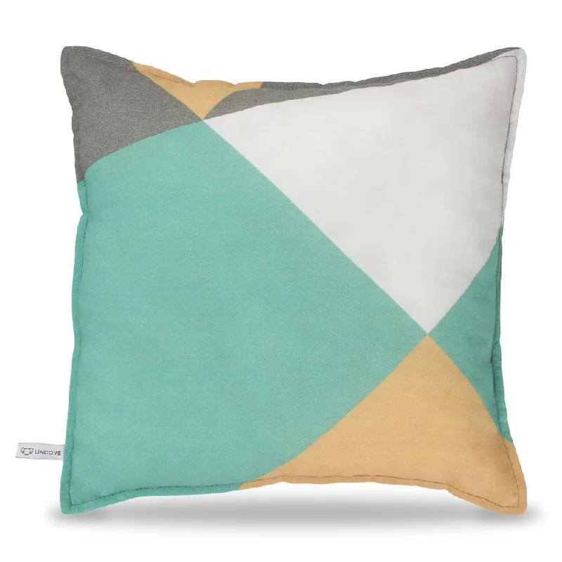 Lincove Geometric Print Square Pillow - 10"x10"