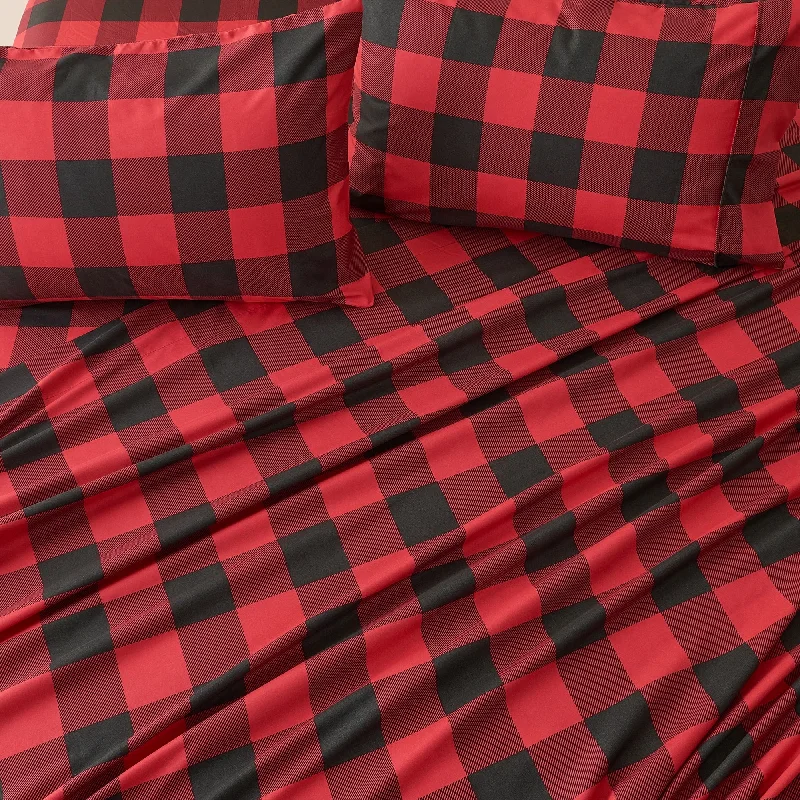 Buffalo Check - Black/Red