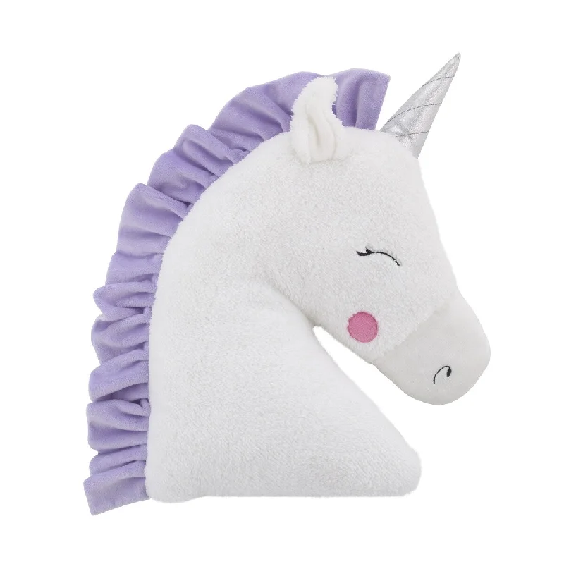 Little Love by NoJo Unicorn Shaped Decorative Pillow