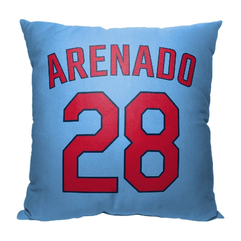 MLB St. Louis Cardinals Nolan Arenado 18 Inch Throw Pillow