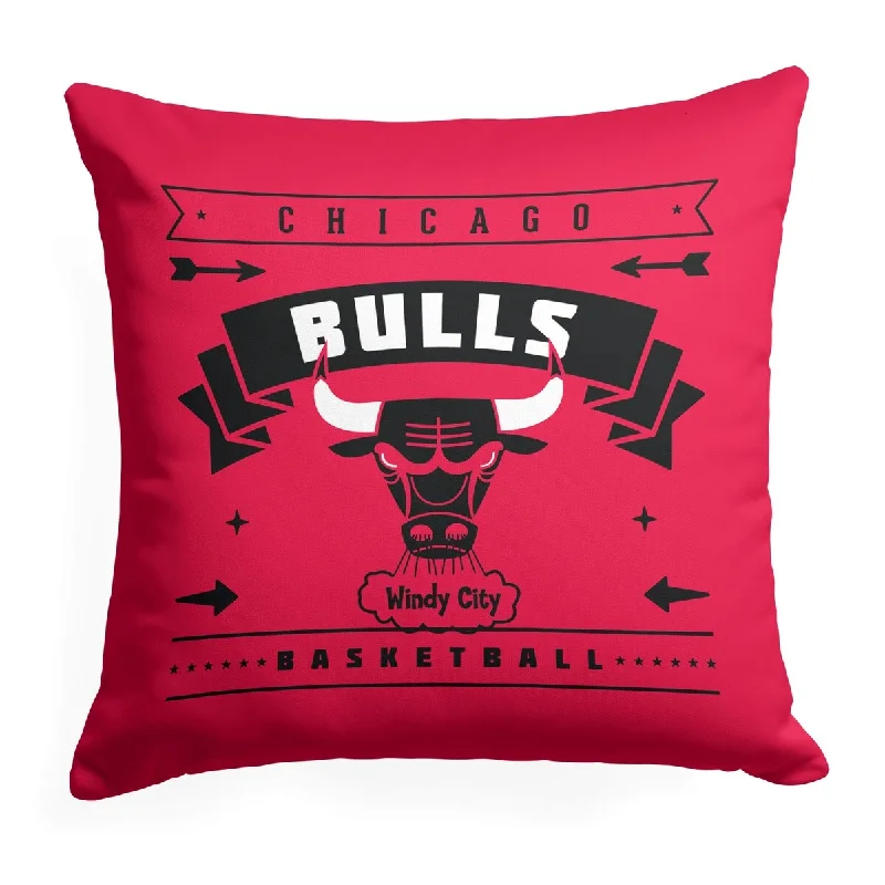 NBA Chicago Bulls Hardwood Classic 18 Inch Throw Pillow