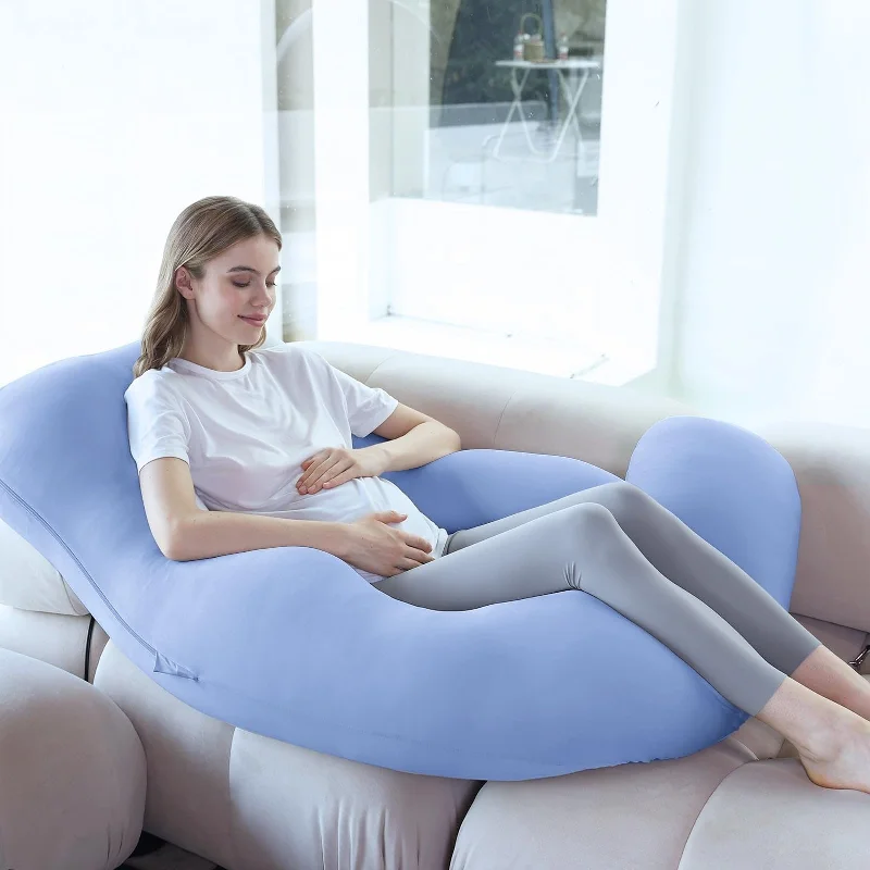 Pregnancy Pillows for Sleeping, U Shaped Body Pillow Pregnancy Must Haves, Maternity Pillow for Pregnant Women, 59'' Full