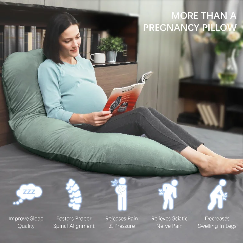 Pregnancy Pillows for Sleeping - U Shaped Full Body Maternity Pillow with Removable Cover HIPS - 57 Inch Pregnancy Pillow