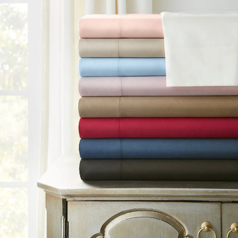 Premium Giza - 600 Thread Count Egyptian Cotton Solid Sheet Set