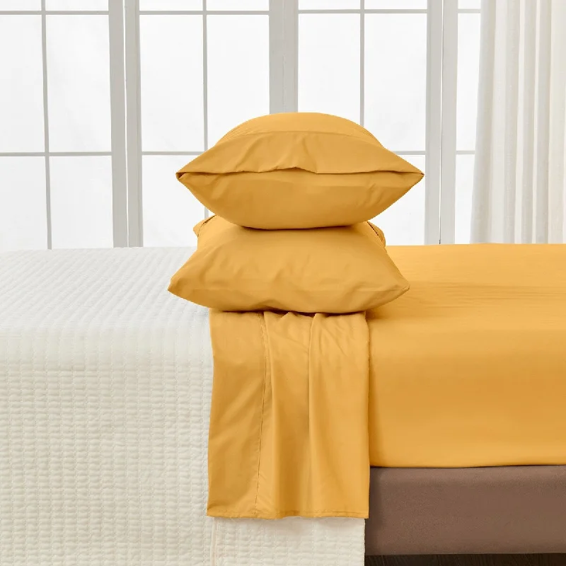 Premium Solid Microfiber Sheet Set.