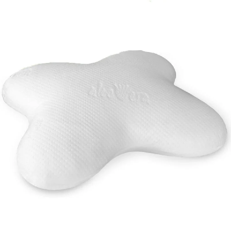 Side Sleepers Pillow Memory Foam Support Ergonomic Cervical Pillow Against Shoulder & Neck Pain - White