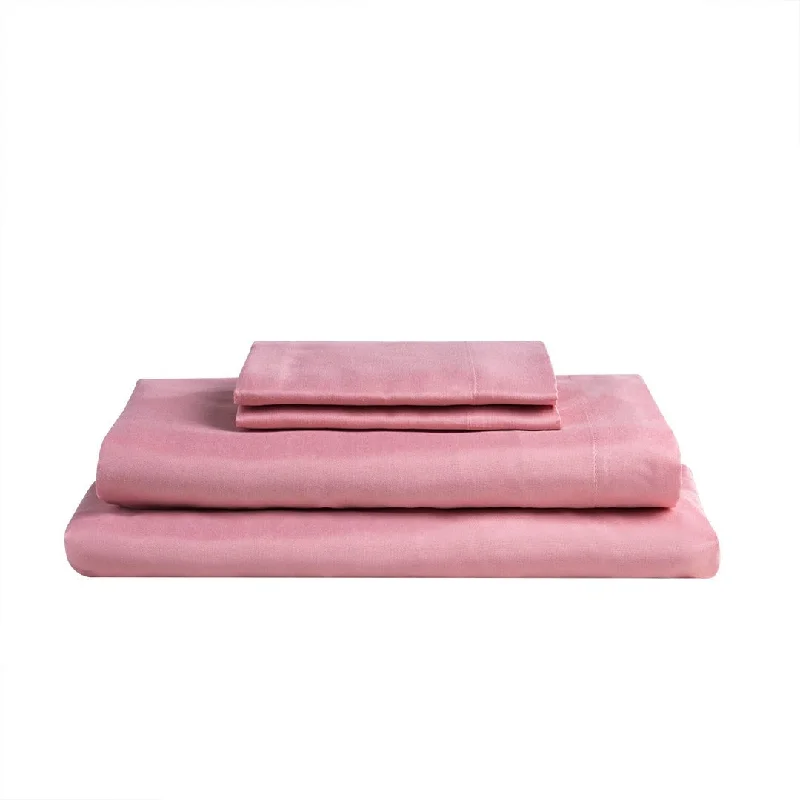 Soft & Cozy Brushed 3Pc 75Gsm Sheet Set Blush Cal King