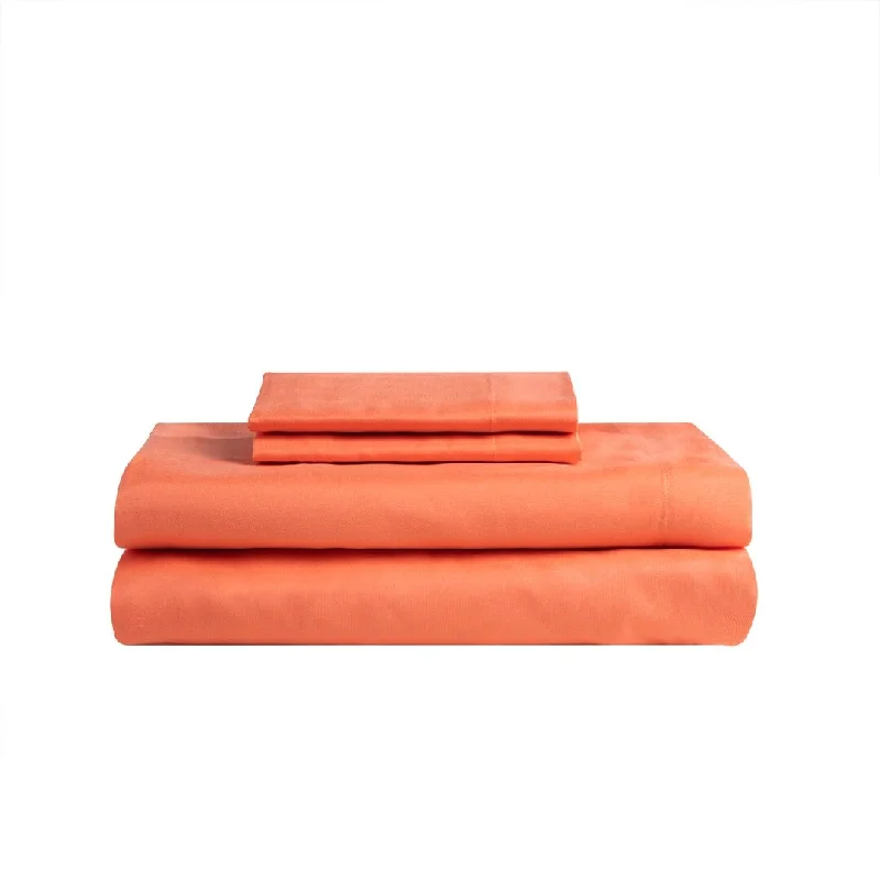 Soft & Cozy Brushed 3Pc 75Gsm Sheet Set Camellia Queen