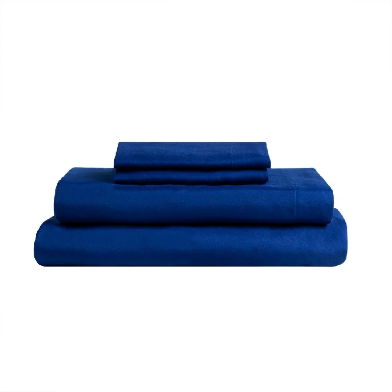 Soft & Cozy Brushed 3Pc 75Gsm Sheet Set Sodalite Blue Queen