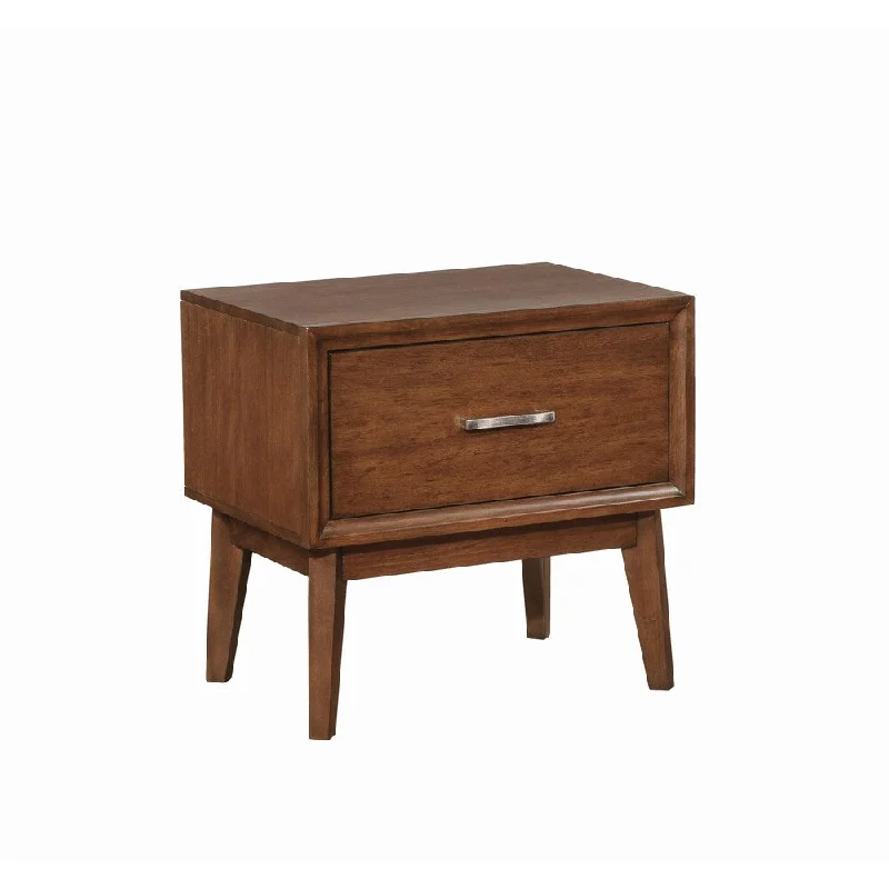 Banning Dark Mango 1-drawer Nightstand