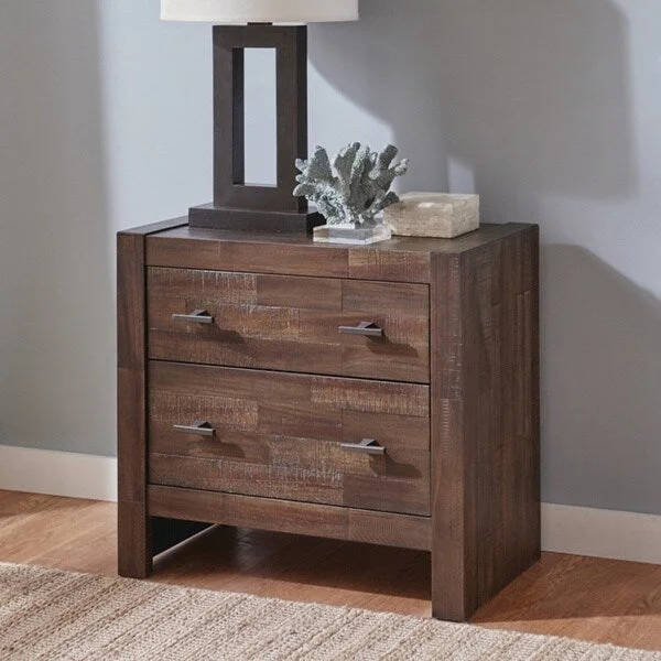 Carbon Loft Marat Varied Coffee 2-drawer Nightstand