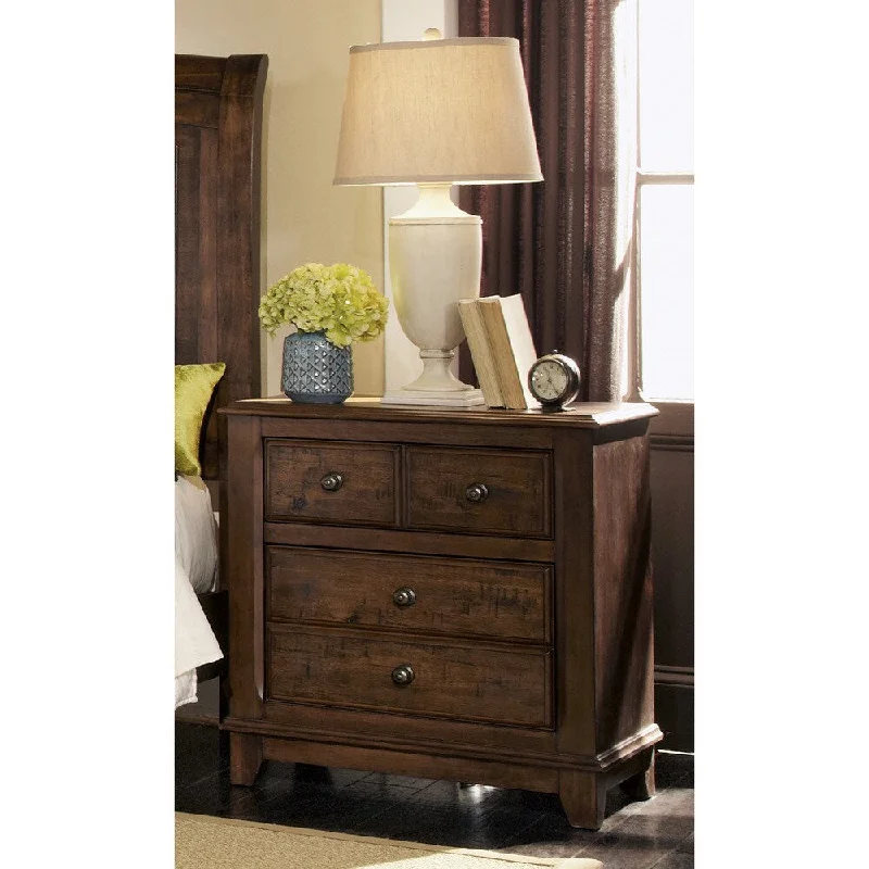 Coaster Company Brown Wood Nightstand