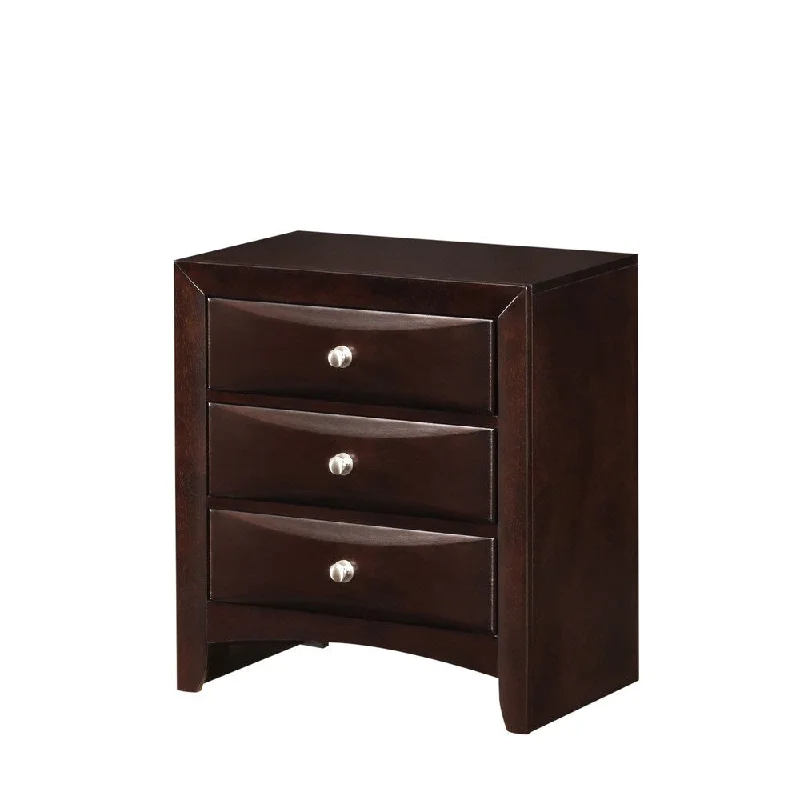 LYKE Home Oxi Brown Nightstand