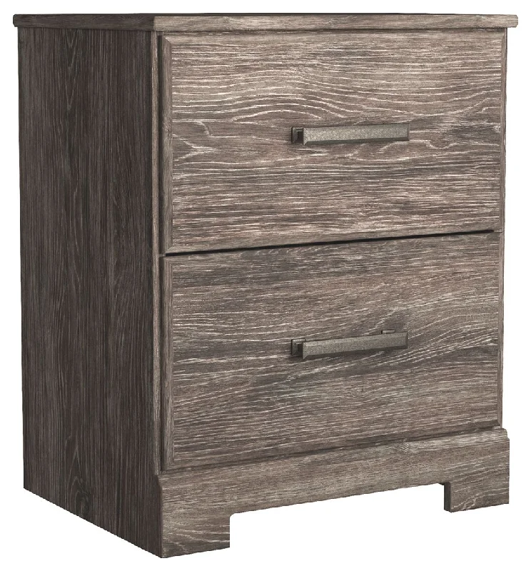 Ralinksi - Gray - Two Drawer Night Stand