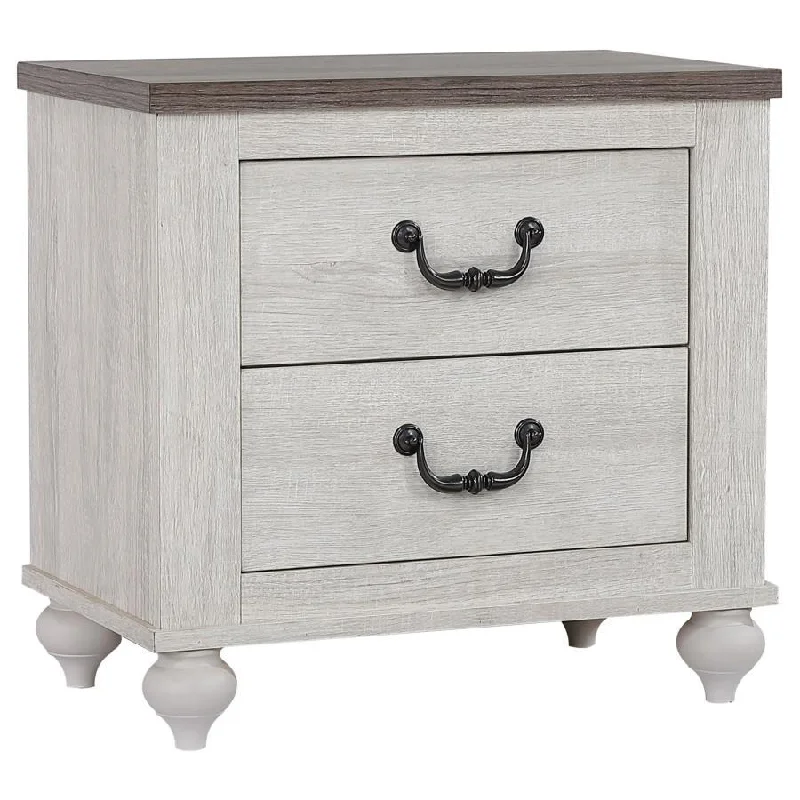 Stillwood - 2-Drawer Nightstand - Vintage Linen