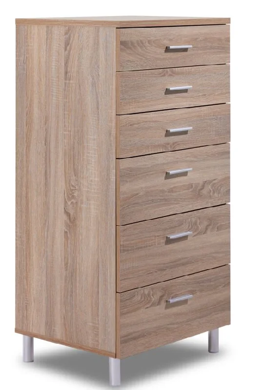 Bellmar 6 Drawer Chest - Driftwood