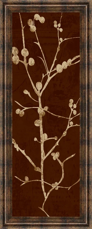 Branching Out Il By Diane Stimson - Framed Print Wall Art - Dark Brown