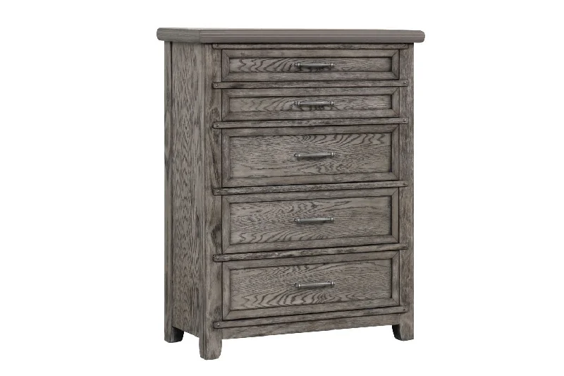 Dahlia 5 Drawer Chest - Grey