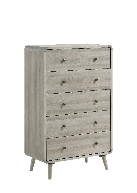 Kaiya 5 Drawer Chest - Antique Grey