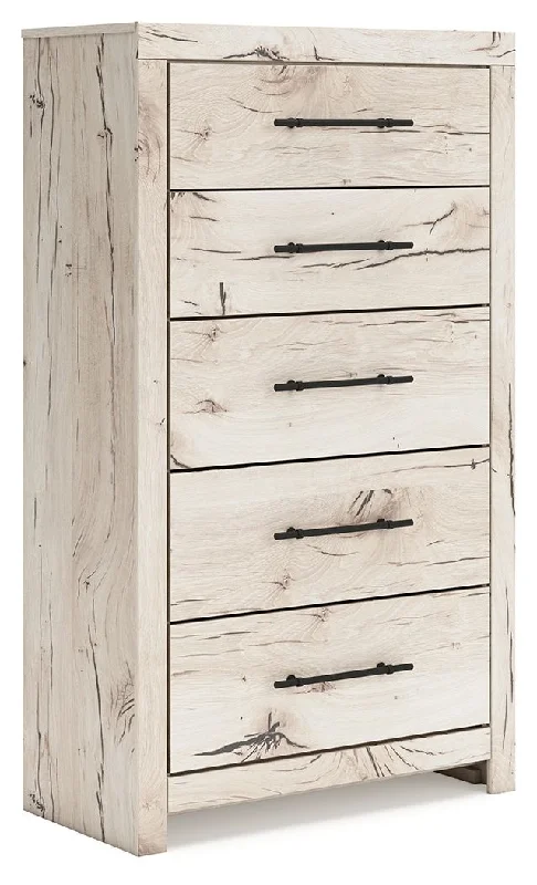 Lawroy - Light Natural - Five Drawer Chest